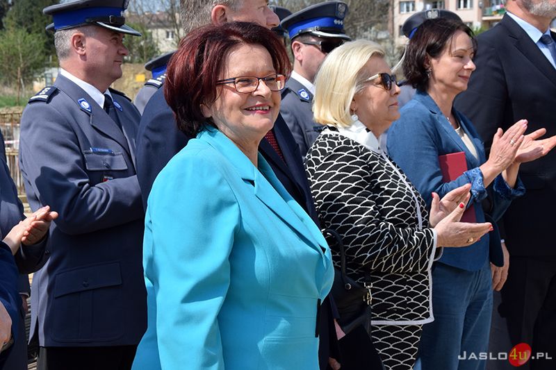 Wmurowanie aktu erekcyjnego pod budowę komendy Policji w Jaśle