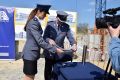 Wmurowanie aktu erekcyjnego pod budowę komendy Policji w Jaśle