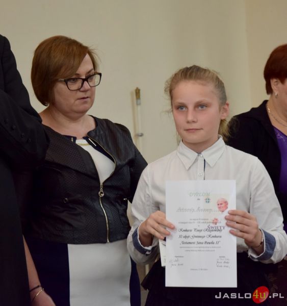 XI Edycja Konkursu pn."Testament Jana Pawła II" w Kołaczycach