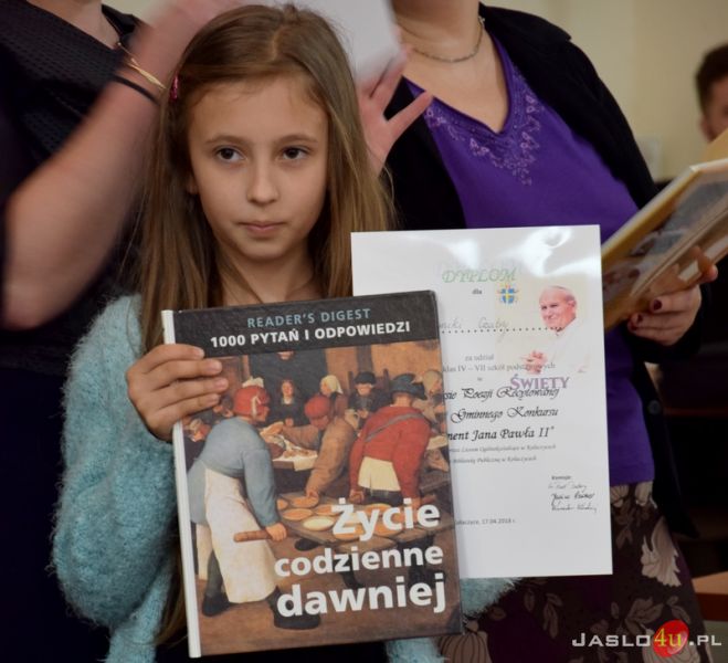 XI Edycja Konkursu pn."Testament Jana Pawła II" w Kołaczycach
