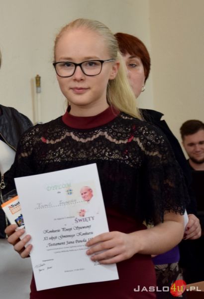 XI Edycja Konkursu pn."Testament Jana Pawła II" w Kołaczycach