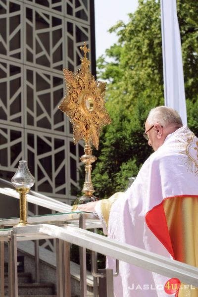 Procesja Bożego Ciała w Jaśle