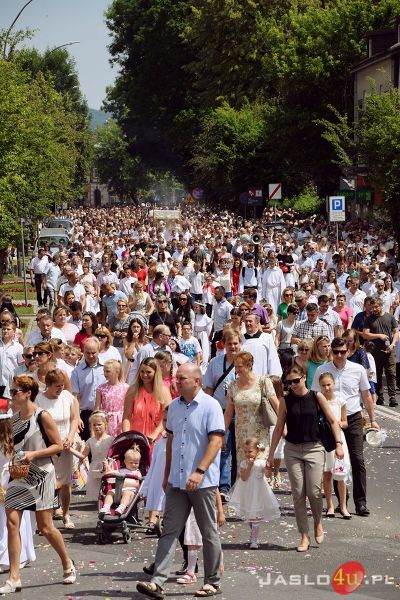 Procesja Bożego Ciała w Jaśle