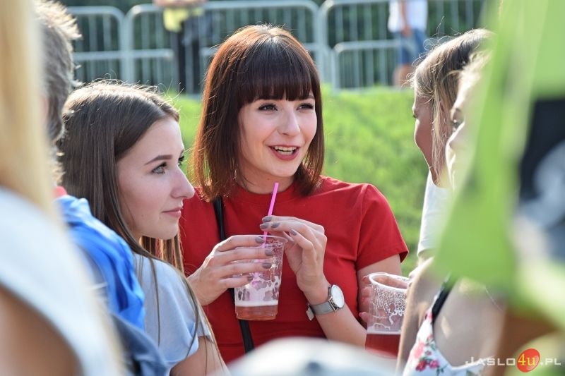 Koncert zespołu "Januszki" i publiczność - Dni Osieka Jasielskiego 2018