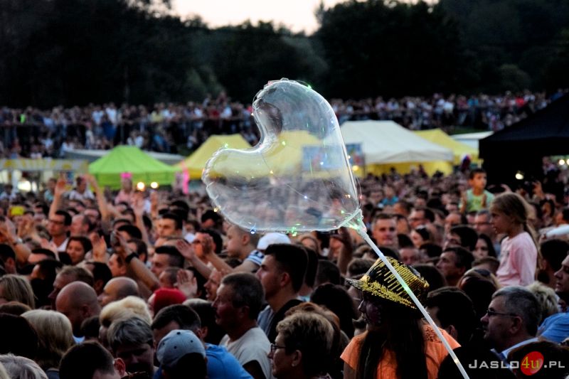 Koncert zespołu "Januszki" i publiczność - Dni Osieka Jasielskiego 2018