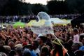 Koncert zespołu "Januszki" i publiczność - Dni Osieka Jasielskiego 2018