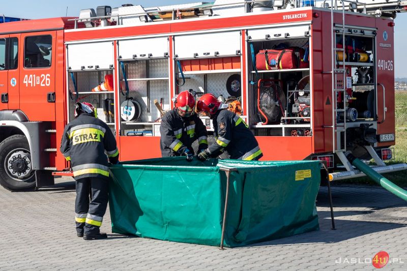 Ćwiczenia strażaków w Nowym Stylu