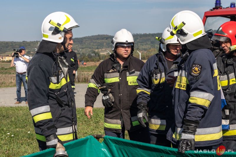 Ćwiczenia strażaków w Nowym Stylu
