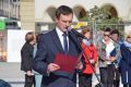 "Święty Papież Polak" - otwarcie wystawy plenerowej