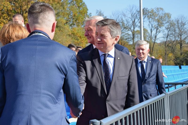 Otwarcie stadionu lekkoatletycznego w Trzcinicy