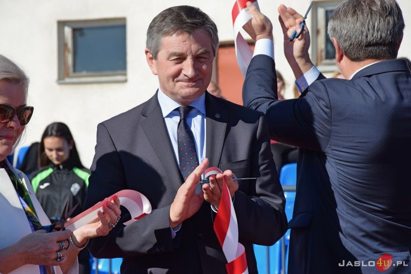 Otwarcie stadionu lekkoatletycznego w Trzcinicy