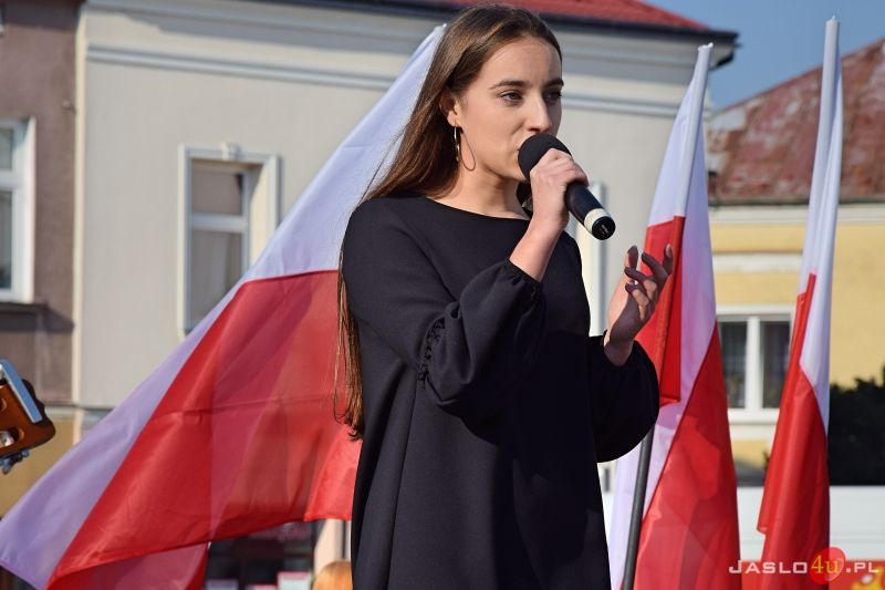 "Dzień dla Niepodległej" na jasielskim rynku