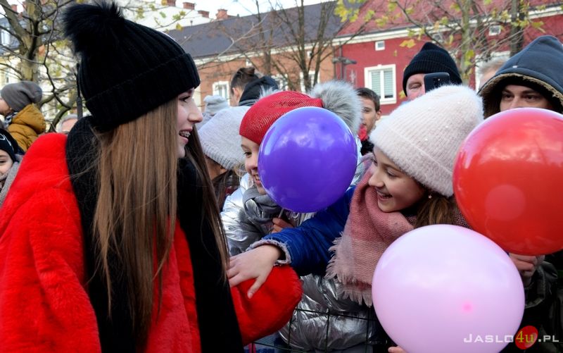 Powitanie Roksany Węgiel w Jaśle