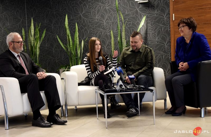 Powitanie Roksany Węgiel w Jaśle