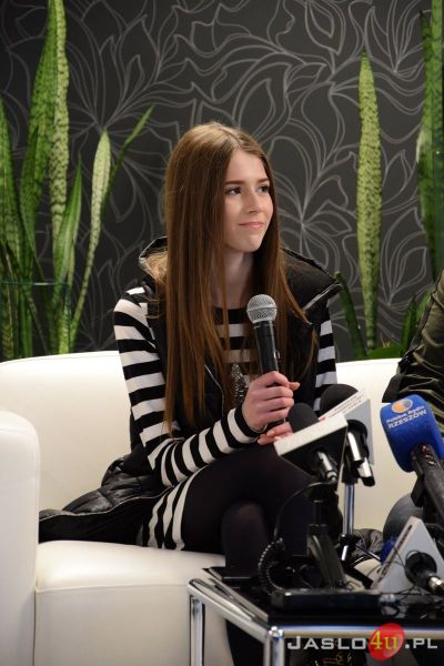 Powitanie Roksany Węgiel w Jaśle