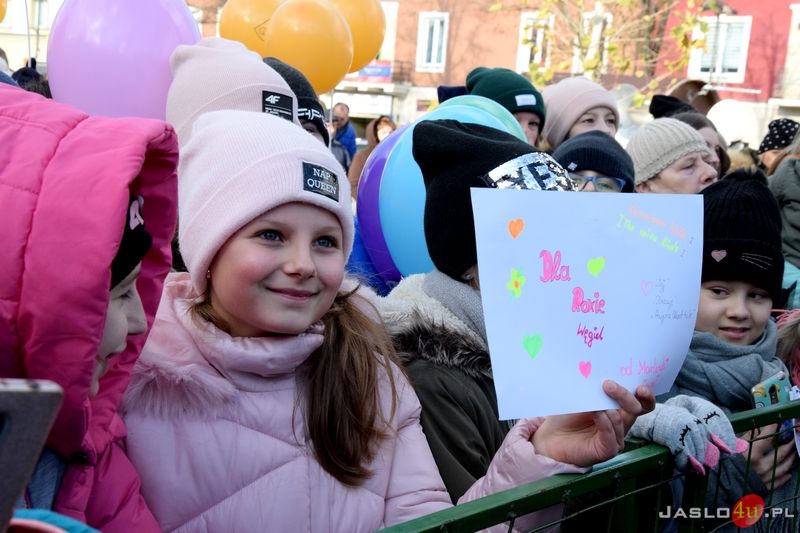 Powitanie Roksany Węgiel w Jaśle