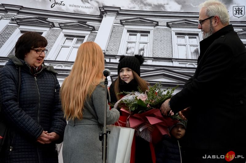 Powitanie Roksany Węgiel w Jaśle
