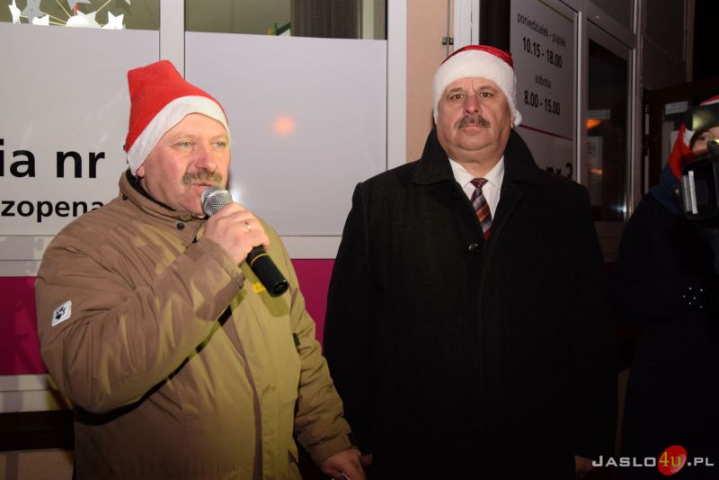 Święty Mikołaj na osiedlu Krasińskiego w Jaśle