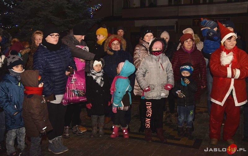 Święty Mikołaj na osiedlu Krasińskiego w Jaśle