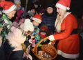 Święty Mikołaj na osiedlu Krasińskiego w Jaśle