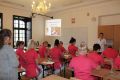 Wizyta uczennic Starptautiskā Cidesco Rīgas Kosmētikas skola z Łotwy w jasielskim Medyku