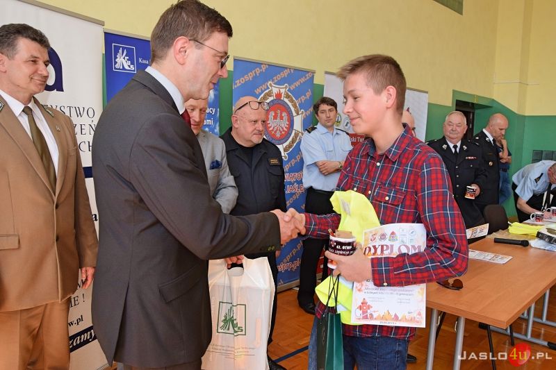 Eliminacje Powiatowe Ogólnopolskiego Turnieju Wiedzy Pożarniczej w Jaśle