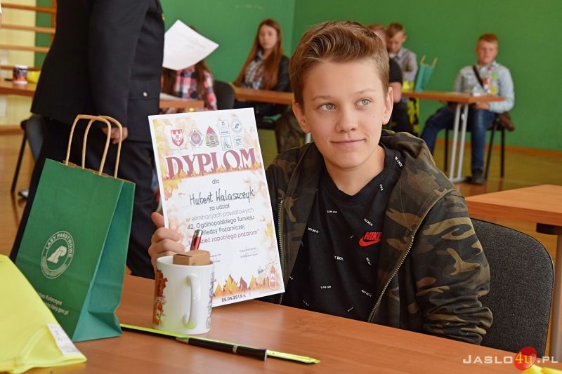 Eliminacje Powiatowe Ogólnopolskiego Turnieju Wiedzy Pożarniczej w Jaśle