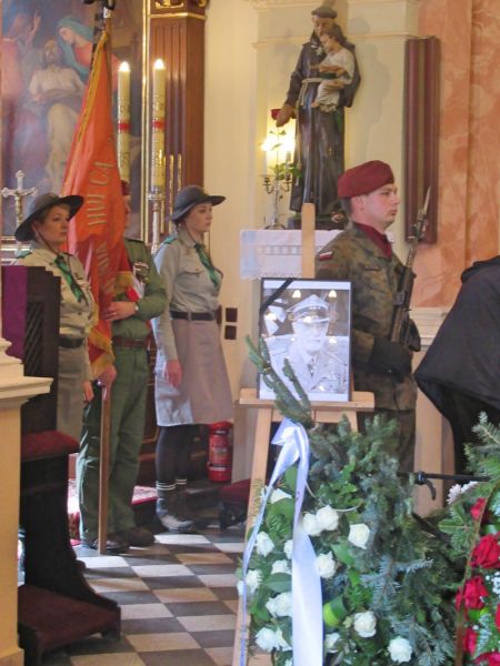 Ostatnie pożegnanie płka Stanisława Dąbrowy-Kostki