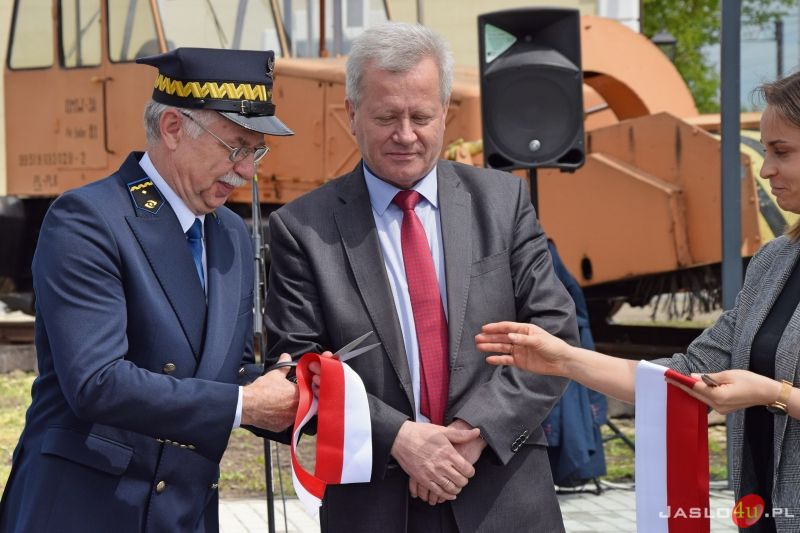 Uroczyste otwarcie zmodernizowanego dworca kolejowego w Bieczu