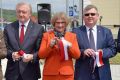 Uroczyste otwarcie zmodernizowanego dworca kolejowego w Bieczu
