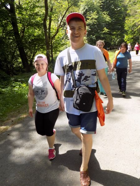 Uczniowie SOSW na I Beskidzkim Rajdzie Godności