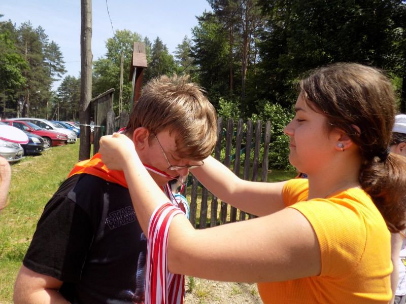 Uczniowie SOSW na I Beskidzkim Rajdzie Godności