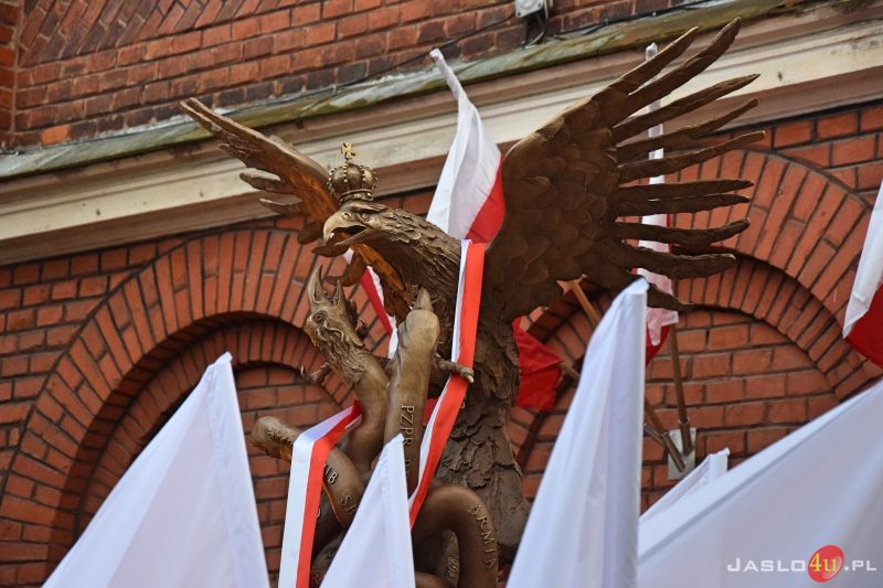 Odsłonięcie pomnika Żołnierzy Wyklętych w Jaśle