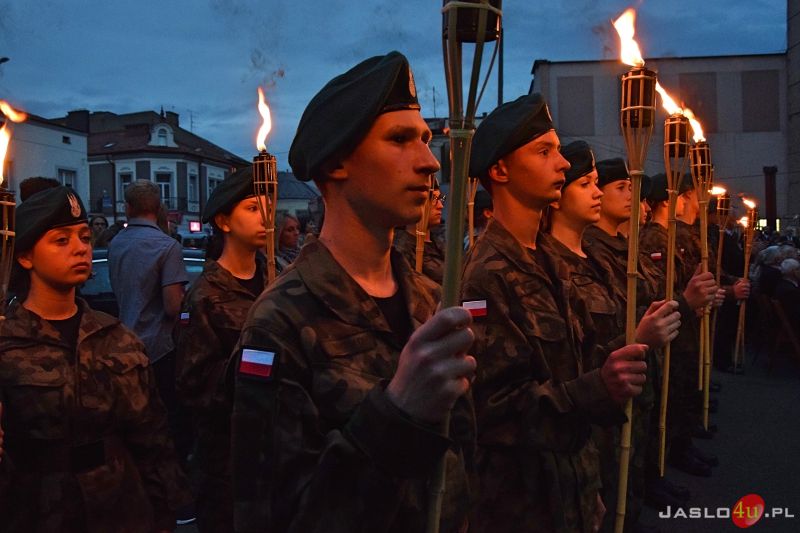 Odsłonięcie pomnika Żołnierzy Wyklętych w Jaśle