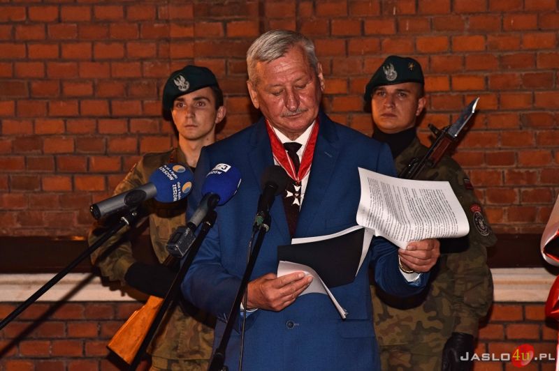 Odsłonięcie pomnika Żołnierzy Wyklętych w Jaśle