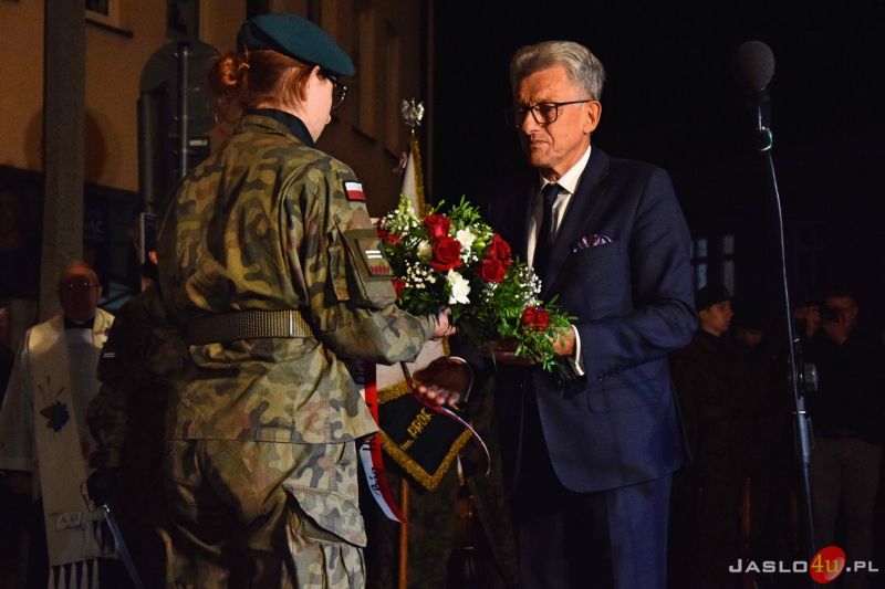 Odsłonięcie pomnika Żołnierzy Wyklętych w Jaśle