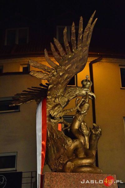 Odsłonięcie pomnika Żołnierzy Wyklętych w Jaśle