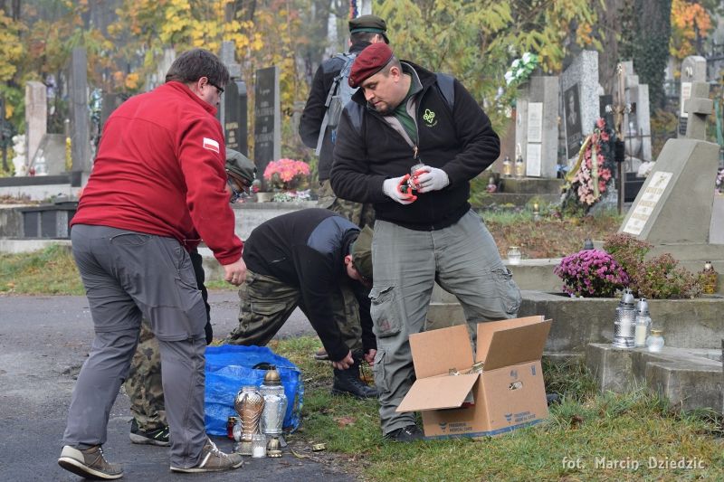 Akcja - Znicze na polskich grobach na ziemi lwowskiej (cmentarz Janowski i Wzgórza Wuleckie)