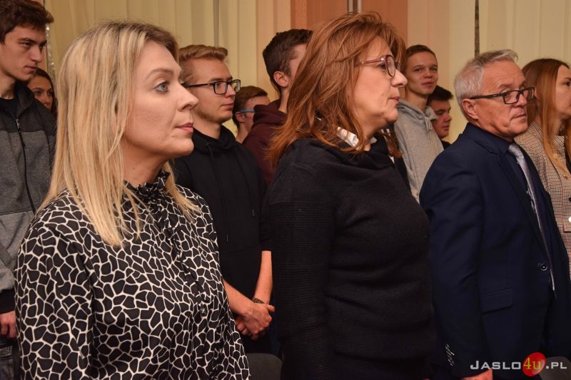 Powiatowe obchody 38. rocznicy wprowadzenia stanu wojennego w Zespole Szkół Budowlanych w Jaśle