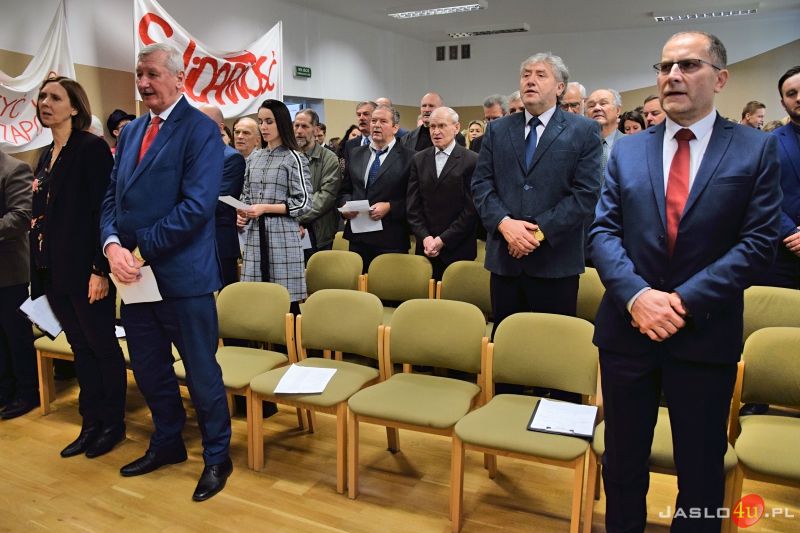 Powiatowe obchody 38. rocznicy wprowadzenia stanu wojennego w Zespole Szkół Budowlanych w Jaśle