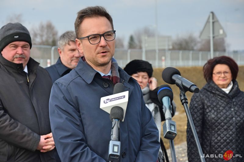 Uroczyste otwarcie drogi KG2 w Jaśle