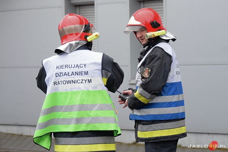 Pożar budynku biurowego przy ul. Niegłowickiej