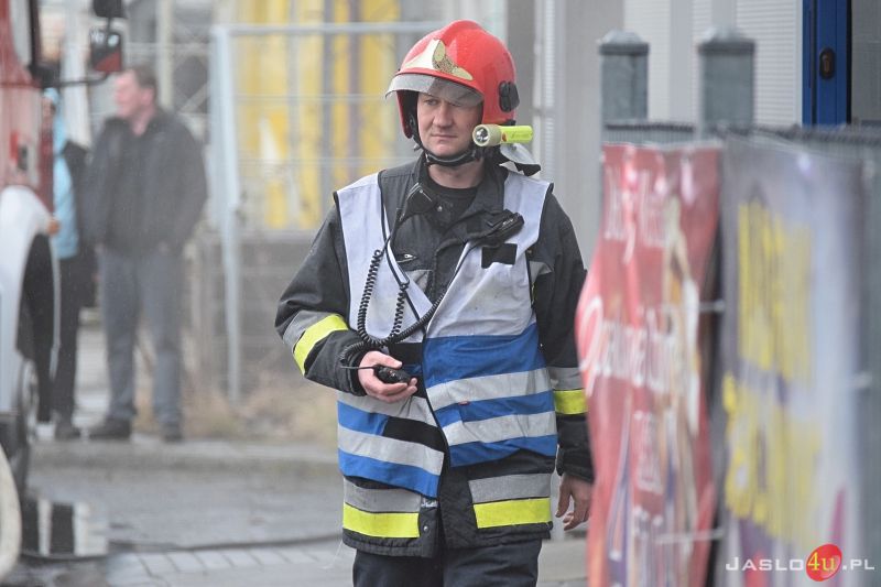 Pożar budynku biurowego przy ul. Niegłowickiej