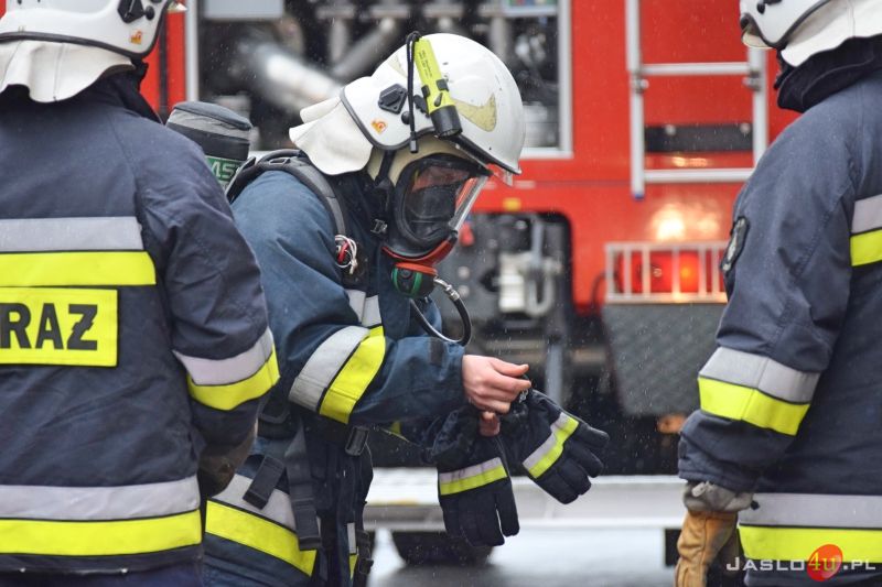 Pożar budynku biurowego przy ul. Niegłowickiej