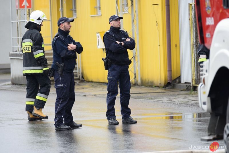 Pożar budynku biurowego przy ul. Niegłowickiej