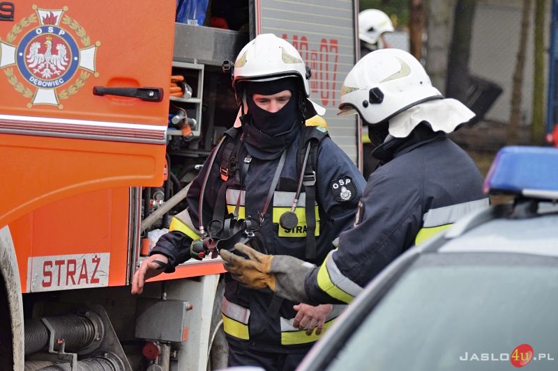 Pożar budynku biurowego przy ul. Niegłowickiej