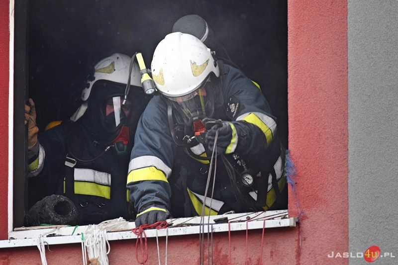 Pożar budynku biurowego przy ul. Niegłowickiej