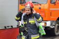 Pożar budynku biurowego przy ul. Niegłowickiej