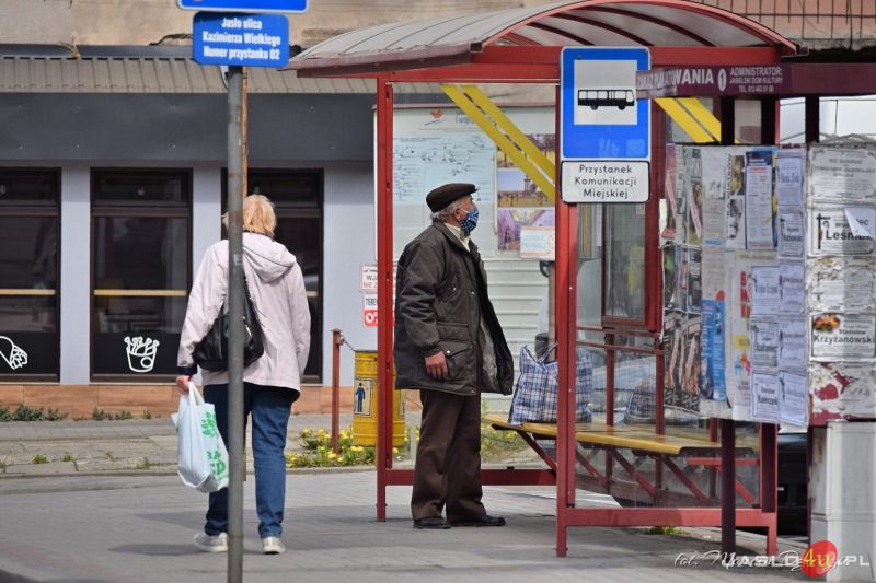 Jasielskie ulice w czasie pandemii