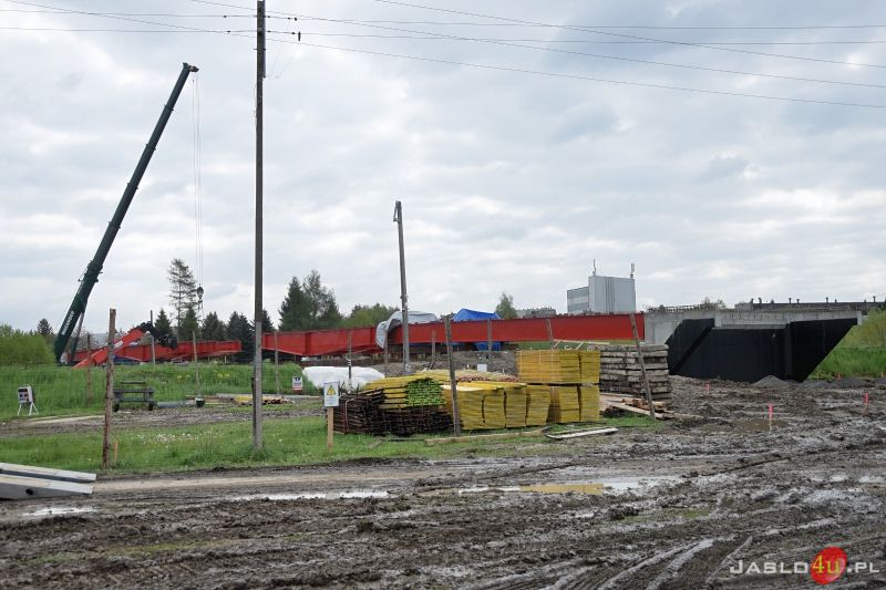 Budowa mostu na Wisłoce (os. Gądki) - 7.05.2020